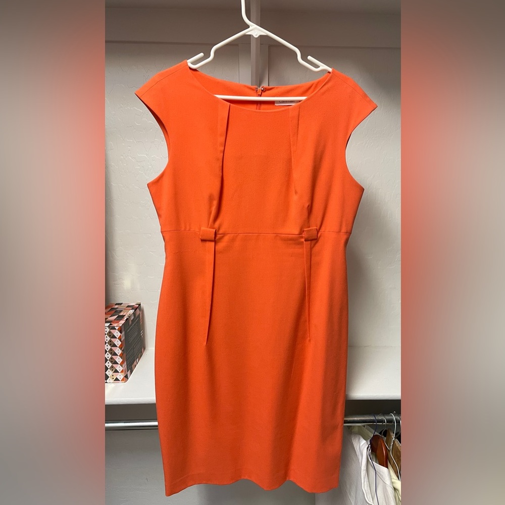 Calvin Klein Orange Dress